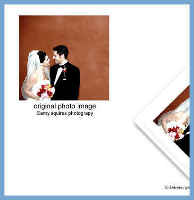 Discounted Dinky Designs Custom photo luggage tags, personalized square image