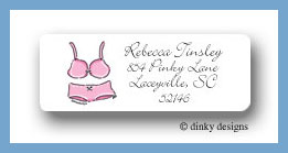 Dinky Designs Stationery Discounted - Garment for girls return address labels personalized