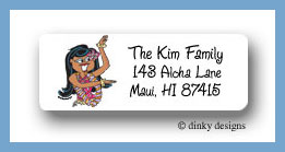 Dinky Designs Stationery Discounted - Teenie wahine return address labels personalized
