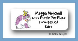 Dinky Designs Stationery Discounted - Chester & Max return address labels personalized