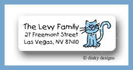Dinky Designs Stationery Discounted - Luna is allergic to tuna return address labels, personalized
