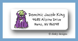 Dinky Designs Stationery Discounted - Fletch who refuses to fetch return address labels personalized
