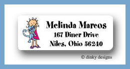 Dinky Designs Stationery Discounted - Luna and jane return address labels personalized