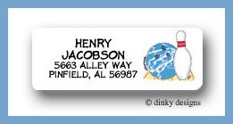Dinky Designs Stationery Discounted - Up your alley return address labels personalized