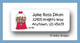 Dinky Designs Stationery Discounted - Goodie, goodie gumballs note cards personalized