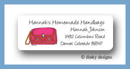 Dinky Designs Stationery Discounted - Sorbet satchel return address labels personalized