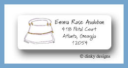 Dinky Designs Stationery Discounted - Pina colada purse return address labels personalized