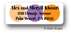 Dinky Designs Stationery Discounted - Purple popsicle return address labels personalized