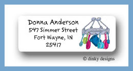 Dinky Designs Stationery Discounted - Pan-tastic kitchen return address labels personalized