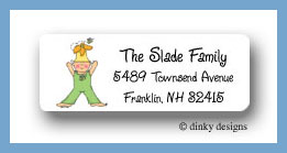 Dinky Designs Stationery Discounted - Daphne Bloom return address labels personalized
