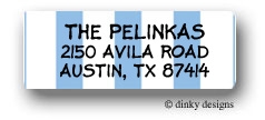 Dinky Designs Stationery Discounted - All American return address labels personalized