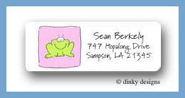 Dinky Designs Stationery Discounted - Baby blocks lamb return address labels personalized