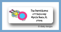 Dinky Designs Stationery Discounted - Zoe Zoodle return address labels personalized