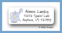 Dinky Designs Stationery Discounted - Watering can return address labels personalized
