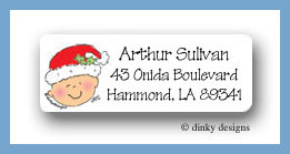 Dinky Designs Stationery Discounted - Baby present return address labels personalized