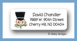 Dinky Designs Stationery Discounted - Cadet Charlie return address labels personalized