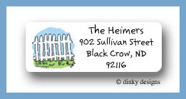 Dinky Designs Stationery Discounted - Picket pasture return address labels personalized