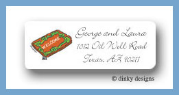 Dinky Designs Stationery Discounted - All welcome return address labels personalized