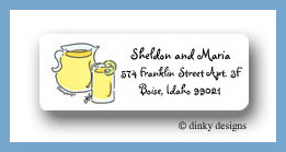 Dinky Designs Stationery Discounted - Lemonade in the shade return address labels personalized