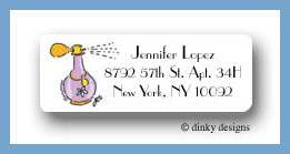 Dinky Designs Stationery Discounted - Everything smells like roses return address labels personalized