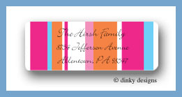 Dinky Designs Stationery Discounted - Summer line return address labels personalized