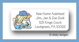 Dinky Designs Stationery Discounted - Moving stuff return address labels personalized