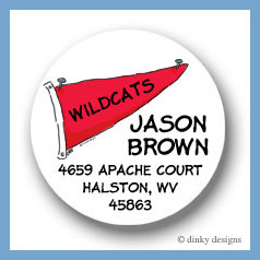 Discounted Dinky Designs Boys toys round stickers 2.5