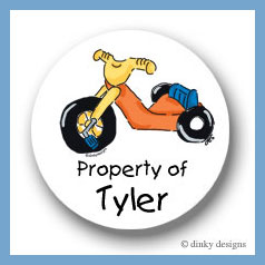 Discounted Dinky Designs Big wheel round stickers 2.5
