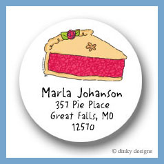 Discounted Dinky Designs Berry pie round stickers 2.5