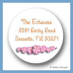 Discounted Dinky Designs Tropicana string round stickers 2.5