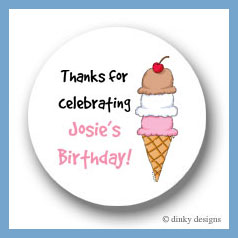 Discounted Dinky Designs Triple dip round stickers 2.5