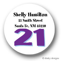 Discounted Dinky Designs Forever 21 round stickers 2.5