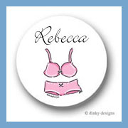 Discounted Dinky Designs Garment for girls round stickers 1.67
