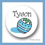 Discounted Dinky Designs Super ball round stickers 1.67