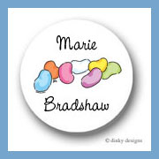 Discounted Dinky Designs Beans - jelly round stickers 1.67