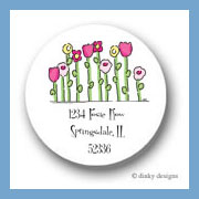 Discounted Dinky Designs Petal pushers round stickers 1.67