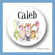 Discounted Dinky Designs Magic party round stickers 1.67