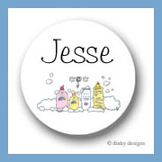 Discounted Dinky Designs Baby bath round stickers 1.67