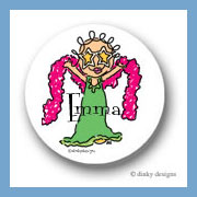 Discounted Dinky Designs Star jane round stickers 1.67