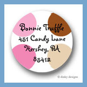 Discounted Dinky Designs Bon bon dots round stickers 1.67