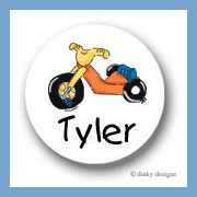 Discounted Dinky Designs Big wheel round stickers 1.67
