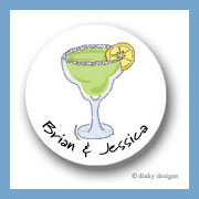 Discounted Dinky Designs Margarita with salt round stickers 1.67