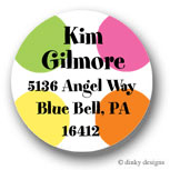 Discounted Dinky Designs Summer dots round stickers 1.66