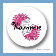 Discounted Dinky Designs Pom poms round stickers 1.67