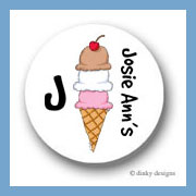 Discounted Dinky Designs Triple dip round stickers 1.67