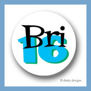 Discounted Dinky Designs Sweet 16 round stickers 1.67
