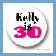 Discounted Dinky Designs Flirty 30 round stickers 1.67
