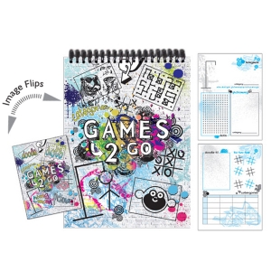 Games 2 Go activity book by iscream at a Discount