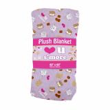Love you smore plush blanket 60x60 by iscream at a Discount
