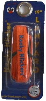 Kooky Lanyard Orange with Navy Blue